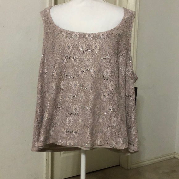 Onyx Plus Size Sequin-Lace Jacket - Picture 6 of 7